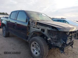 2021 Chevrolet Colorado 4WD Work Truck with VIN 1GCGTBEN0M1143701, listed as a IAAI auction lot 41162359 with 142,571 mi miles and . Bid and sale history available at DreamBid. Image 1.