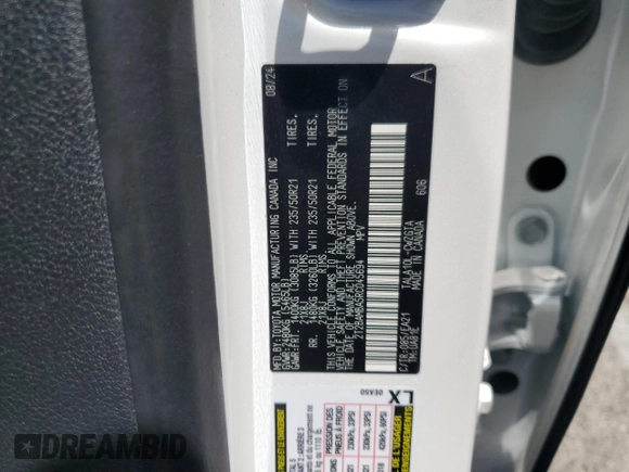 2024 Lexus RX 350 with VIN 2T2BAMBA5RC045694, listed as a Copart auction lot 56254925 with 2,956 mi miles and Salvage title. Bid and sale history available at DreamBid. Image 14.