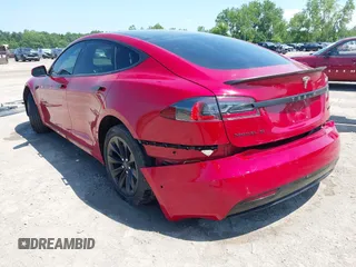 2017 Tesla Model S 100D with VIN 5YJSA1E46HF183568, listed as a IAAI auction lot 42626561 with 110,606 mi miles and . Bid and sale history available at DreamBid. Image 3.