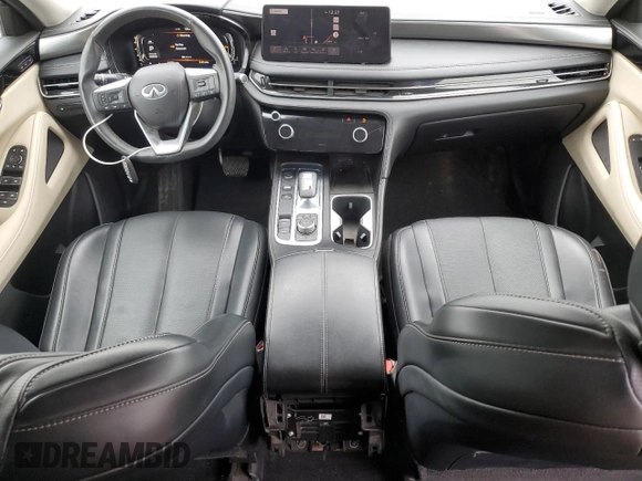 2023 Infiniti QX60 Luxe z VIN 5N1DL1FR8PC371108, wystawiony jako Copart lot #58735525 z przebiegiem 10 732 mil mil oraz Czysty tytuł • Clean title. Historia ofert i sprzedaży dostępna na DreamBid. Obrazek 8.