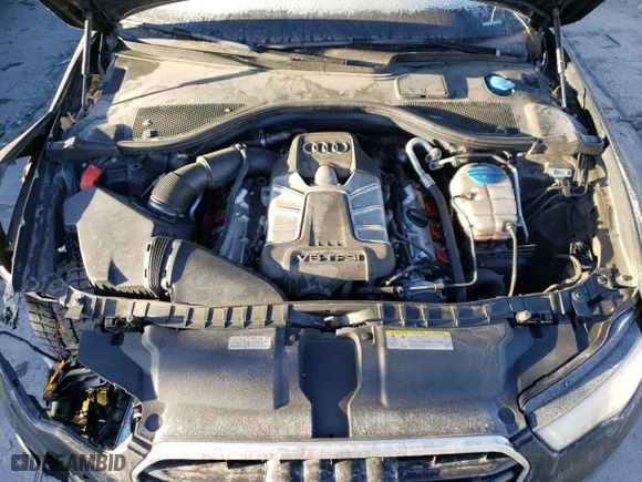 2015 Audi A6 3.0T Premium Plus with VIN WAUFGAFC2FN014598, listed as a Copart auction lot 43537985 with 102,304 mi miles and Salvage Title. Bid and sale history available at carsss.com. Image 11.