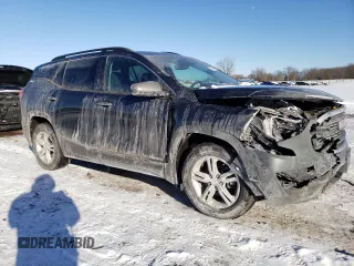 2019 GMC Terrain SLE with VIN 3GKALMEV8KL324816, listed as a Copart auction lot 87807285 with 56,487 mi miles and Salvage Title. Bid and sale history available at carsss.com. Image 4.