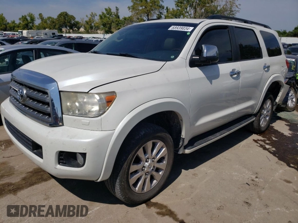 2016 Toyota Sequoia Platinum with VIN 5TDDW5G11GS129349, listed as a Copart auction lot 68939034 with 177,844 mi miles and Salvage Title. Bid and sale history available at carsss.com. Image 1.