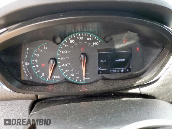 2020 Chevrolet Trax LT with VIN 3GNCJLSB5LL224258, listed as a Copart auction lot 58664515 with 77,217 mi miles and Salvage title. Bid and sale history available at DreamBid. Image 9.