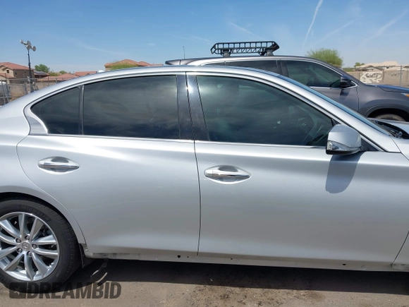2014 Infiniti Q50 Premium with VIN JN1BV7AP2EM691601, listed as a IAAI auction lot 42323769 with 93,413 mi miles and . Bid and sale history available at DreamBid. Image 14.