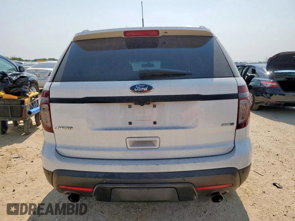 2013 Ford Explorer Sport with VIN 1FM5K8GTXDGB40435, listed as a Copart auction lot 58211555 with Not provided miles and Salvage title. Bid and sale history available at DreamBid. Image 6.