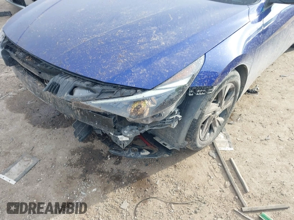 2022 Hyundai Elantra SEL with VIN 5NPLM4AG3NH076553, listed as a IAAI auction lot 41681638 with 35,344 mi miles and . Bid and sale history available at DreamBid. Image 6.