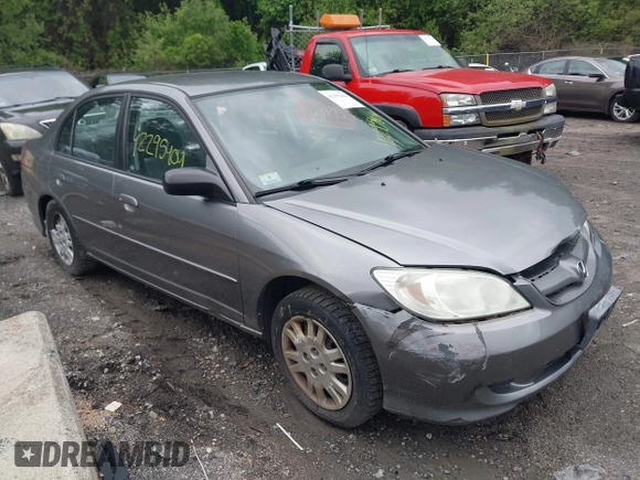 2004 Honda Civic LX z VIN 2HGES16584H552275, wystawiony jako IAAI lot #42295404 z przebiegiem 147 318 mil mil oraz . Historia ofert i sprzedaży dostępna na DreamBid. Obrazek 1.