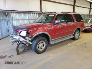 2001 Ford Expedition Eddie Bauer with VIN 1FMFU18L01LA59970, listed as a Copart auction lot 47110545 with Not provided miles and Salvage title. Bid and sale history available at DreamBid. Image 1.