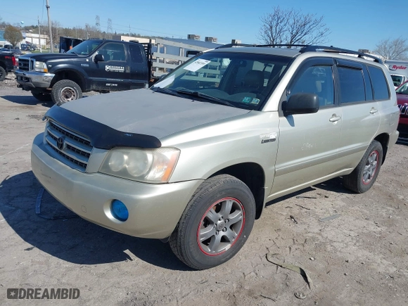 2003 Toyota Highlander with VIN JTEHF21A430149497, listed as a IAAI auction lot 42002355 with 1 mi miles. Bid and sale history available at carsss.com. Image 2.