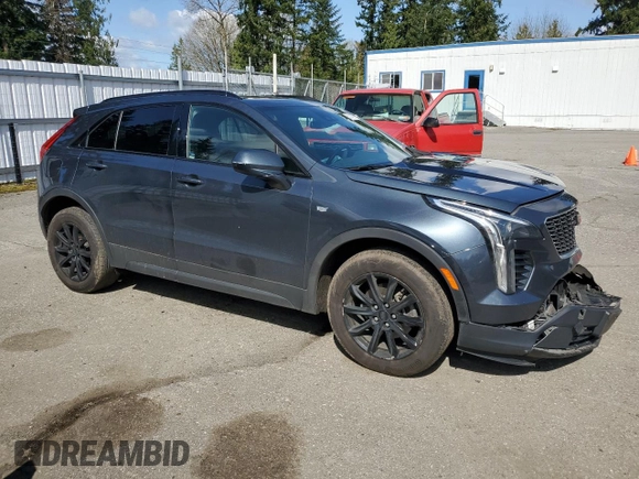 2021 Cadillac XT4 AWD Luxury with VIN 1GYFZBR48MF034573, listed as a Copart auction lot 51114315 with 53,066 mi miles and Salvage title. Bid and sale history available at DreamBid. Image 4.