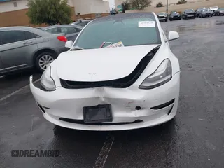 2020 Tesla Model 3 Standard Range Plus with VIN 5YJ3E1EA2LF740225, listed as a IAAI auction lot 41781554 with 46,703 mi miles. Bid and sale history available at carsss.com. Image 11.
