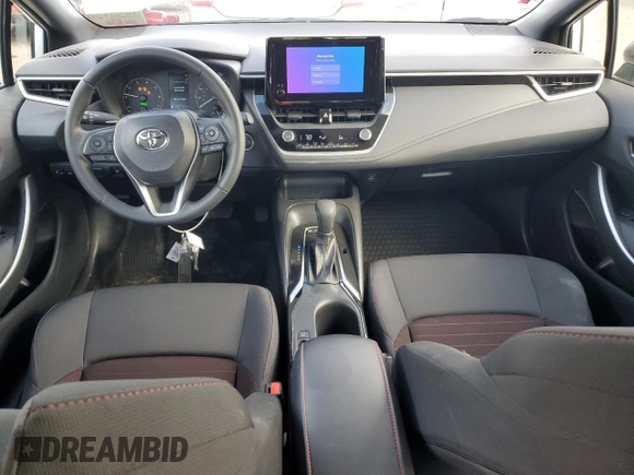 2023 Toyota Corolla Hybrid LE with VIN JTDBDMHE3P3004590, listed as a Copart auction lot 43455145 with 8,691 mi miles and Salvage Title. Bid and sale history available at carsss.com. Image 8.