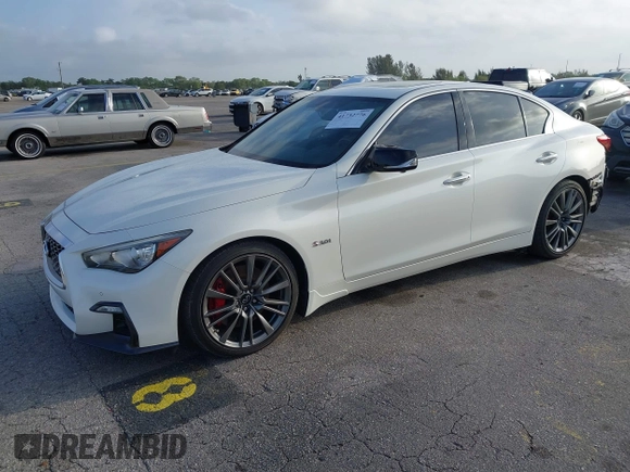 2020 Infiniti Q50 Red Sport 400 с VIN JN1FV7AP3LM630448, выставлен на аукционе IAAI как лот 41732776 с пробегом 35 161 миль миль и . История ставок и продаж доступна на DreamBid. Изображение 17.