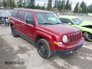 2015 Jeep Patriot Altitude Edition with VIN 1C4NJPBAXFD274941, listed as a IAAI auction lot 41988284 with 81,315 mi miles. Bid and sale history available at carsss.com. Image 1.