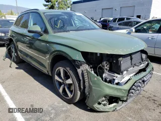 2022 Audi Q5 S line Premium Plus with VIN WA1EAAFY2N2012534, listed as a Copart auction lot 65381612 with 9,714 mi miles. Bid and sale history available at carsss.com. Image 1.