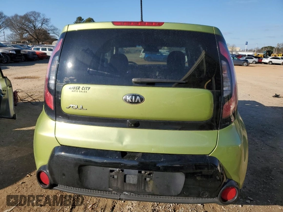 2016 Kia Soul + with VIN KNDJP3A58G7855509, listed as a Copart auction lot 46389995 with 137,207 mi miles and Salvage Title. Bid and sale history available at carsss.com. Image 6.
