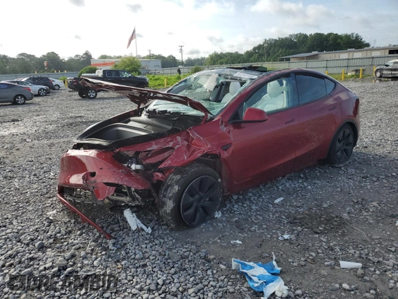 2024 Tesla Model Y with VIN 7SAYGDED2RA331985, listed as a Copart auction lot 60240705 with Not provided miles and Salvage title. Bid and sale history available at DreamBid. Image 1.