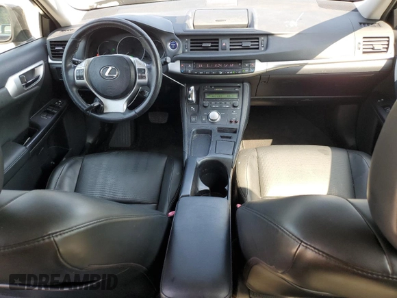 2012 Lexus CT 200h with VIN JTHKD5BH3C2112182, listed as a Copart auction lot 54453715 with 91,378 mi miles and Salvage Title. Bid and sale history available at carsss.com. Image 8.