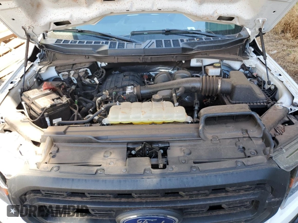 2023 Ford F-150 XL with VIN 1FTEW1EBXPKE80986, listed as a Copart auction lot 60357284 with 10,525 mi miles and Salvage Title. Bid and sale history available at carsss.com. Image 11.