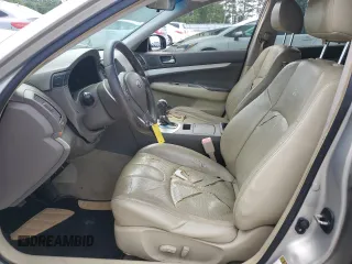 2008 Infiniti G35 Journey with VIN JNKBV61E78M207432, listed as a Copart auction lot 55202535 with 149,642 mi miles and Salvage Title. Bid and sale history available at DreamBid. Image 7.
