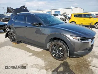 2023 Mazda CX-30 Premium Plus with VIN 3MVDMBEY6PM500458, listed as a Copart auction lot 50549475 with 21,900 mi miles and Salvage title. Bid and sale history available at DreamBid. Image 4.
