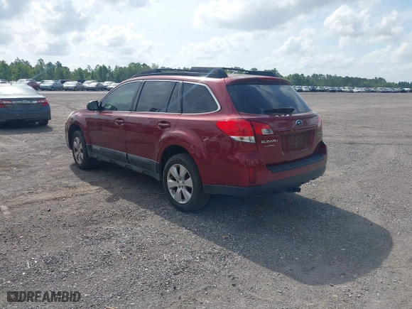2011 Subaru Outback 2.5i Prem AWP with VIN 4S4BRBCC9B3431546, listed as a IAAI auction lot 42106753 with 180,752 mi miles. Bid and sale history available at carsss.com. Image 3.