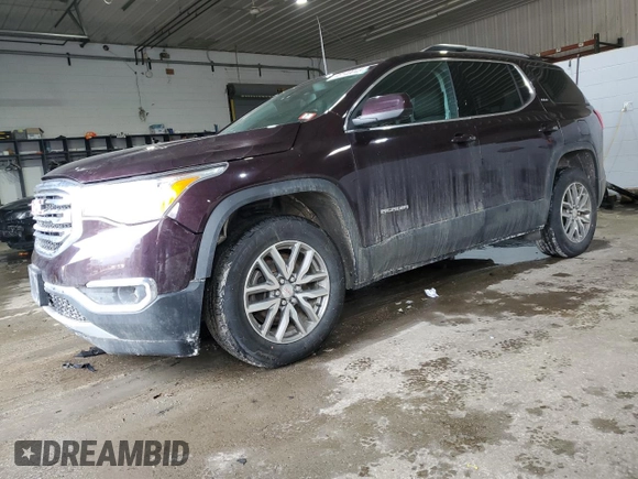 2018 GMC Acadia SLE z VIN 1GKKNSLS8JZ118592, wystawiony jako Copart lot #46140045 z przebiegiem 164 320 mil mil oraz Szkoda całkowita • Salvage title. Historia ofert i sprzedaży dostępna na DreamBid. Obrazek 1.
