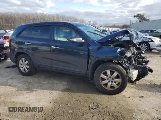 2012 Kia Sorento LX with VIN 5XYKT4A11CG251848, listed as a Copart auction lot 48015425 with 182,134 mi miles and Salvage Title. Bid and sale history available at DreamBid. Image 4.