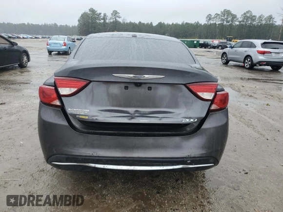 2015 Chrysler 200 Limited with VIN 1C3CCCAB6FN628585, listed as a Copart auction lot 48547435 with 182,863 mi miles and Salvage Title. Bid and sale history available at carsss.com. Image 6.