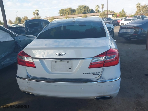 2014 Hyundai Genesis 5.0L R-Spec with VIN KMHGC4DH6EU264607, listed as a IAAI auction lot 40870852 with 175,404 mi miles. Bid and sale history available at carsss.com. Image 16.