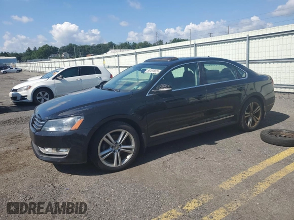 2015 Volkswagen Passat SEL Premium with VIN 1VWCT7A32FC120814, listed as a Copart auction lot 65181865 with 237,031 mi miles and Clean title. Bid and sale history available at DreamBid. Image 1.