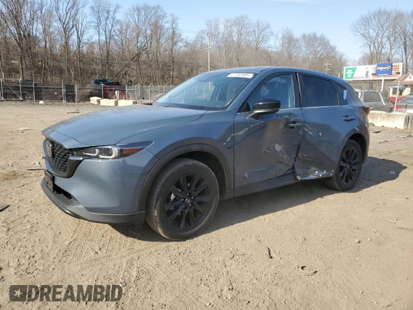 2024 Mazda CX-5 2.5 S Carbon Edition with VIN JM3KFBCL7R0409464, listed as a Copart auction lot 47700965 with 7,844 mi miles and Salvage Title. Bid and sale history available at carsss.com. Image 1.