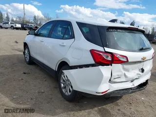 2020 Chevrolet Equinox LS with VIN 2GNAXSEV3L6222003, listed as a IAAI auction lot 41896796 with 50,882 mi miles. Bid and sale history available at carsss.com. Image 3.