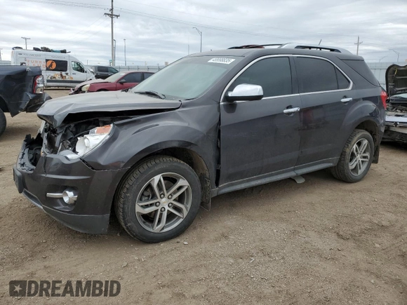 2014 Chevrolet Equinox LTZ with VIN 2GNFLHE39E6216776, listed as a Copart auction lot 49998835 with 136,574 mi miles and Salvage Title. Bid and sale history available at carsss.com. Image 1.