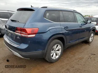 2018 Volkswagen Atlas SE with VIN 1V2LR2CA0JC541907, listed as a Copart auction lot 58746275 with 83,437 mi miles and Salvage title. Bid and sale history available at DreamBid. Image 3.