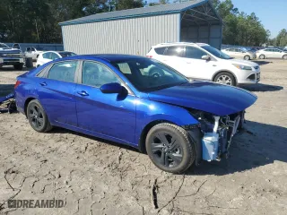 2022 Hyundai Elantra Essential with VIN KMHLM4AG7NU312154, listed as a Copart auction lot 46621275 with 20,985 mi miles and Salvage Title. Bid and sale history available at carsss.com. Image 4.