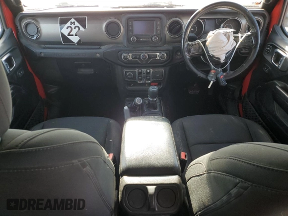 2021 Jeep Wrangler Unlimited Sport with VIN 1C4HJXKN2MW640909, listed as a Copart auction lot 42649335 with Not provided miles and Clean title. Bid and sale history available at DreamBid. Image 8.