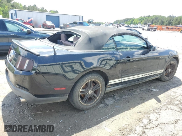 2012 Ford Mustang V6 with VIN 1ZVBP8EM2C5273248, listed as a Copart auction lot 51921525 with Not Provided miles and Clean Title. Bid and sale history available at carsss.com. Image 3.