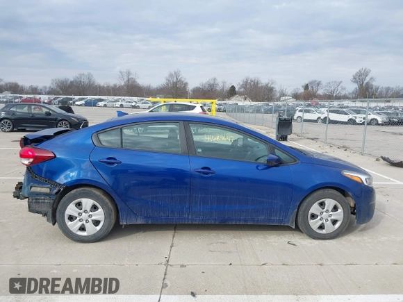 2017 Kia Forte LX with VIN 3KPFK4A79HE124164, listed as a IAAI auction lot 41684647 with 134,058 mi miles and . Bid and sale history available at carsss.com. Image 14.