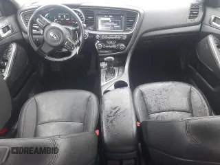 2015 Kia Optima EX with VIN KNAGN4AD7F5081869, listed as a Copart auction lot 55266585 with 106,830 mi miles and Salvage title. Bid and sale history available at DreamBid. Image 8.