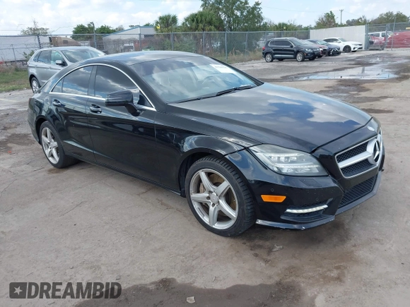 2013 Mercedes-Benz CLS-Class CLS 550 with VIN WDDLJ9BB5DA059810, listed as a IAAI auction lot 41520786 with 248,503 mi miles. Bid and sale history available at carsss.com. Image 1.