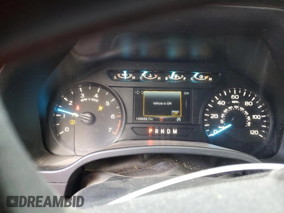 2018 Ford F-150 XL with VIN 1FTMF1E57JKD40343, listed as a Copart auction lot 82541434 with 140,533 mi miles and Salvage Title. Bid and sale history available at carsss.com. Image 9.