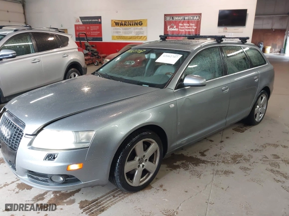 2008 Audi A6 with VIN WAUKH74F28N109368, listed as a IAAI auction lot 42002707 with 163,665 mi miles. Bid and sale history available at carsss.com. Image 2.