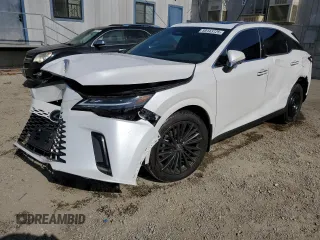 2024 Lexus RX 350 с VIN 2T2BAMBA3RC043250, выставлен на аукционе Copart как лот 59143725 с пробегом 7 983 миль миль и Списание • Salvage title. История ставок и продаж доступна на DreamBid. Изображение 1.