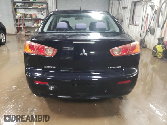 2009 Mitsubishi Lancer DE with VIN JA3AU16U29U015659, listed as a Copart auction lot 41506595 with 142,583 mi miles and Salvage Title. Bid and sale history available at carsss.com. Image 6.