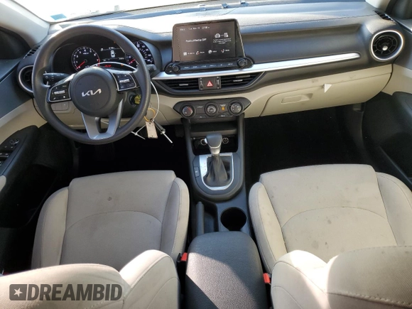 2022 Kia Forte LXS with VIN 3KPF24AD1NE496289, listed as a Copart auction lot 52029665 with 23,604 mi miles and Non Repairable. Bid and sale history available at DreamBid. Image 8.