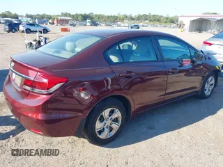 2015 Honda Civic LX with VIN 19XFB2F59FE026566, listed as a IAAI auction lot 41898679 with 42,112 mi miles. Bid and sale history available at carsss.com. Image 4.