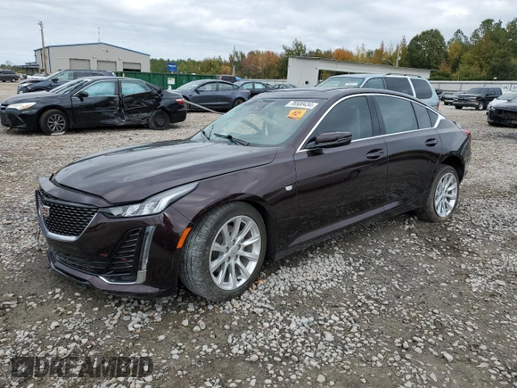 2021 Cadillac CT5 Luxury with VIN 1G6DW5RK0M0118012, listed as a Copart auction lot 78500434 with Not Provided miles and Salvage Title. Bid and sale history available at DreamBid. Image 1.