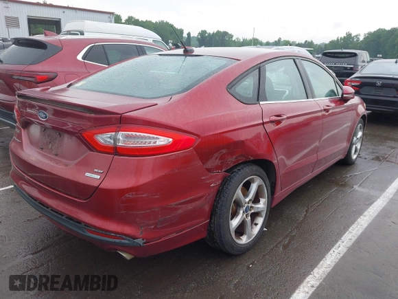 2013 Ford Fusion SE with VIN 3FA6P0HR7DR110516, listed as a IAAI auction lot 42127684 with 123,996 mi miles. Bid and sale history available at carsss.com. Image 4.